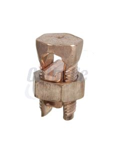 #2 AWG RACCORD BOULONNÉ À FENTE EN CUIVRE