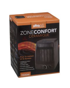 CHAUFFERETTE CÉRAMIQUE PORTABLE 1500W