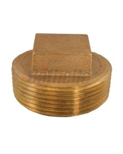 BOUCHON EN BRONZE  1/4" PLEIN