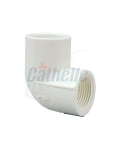 COUDE RÉDUCTEUR 90° 1" x 1/2" PVC