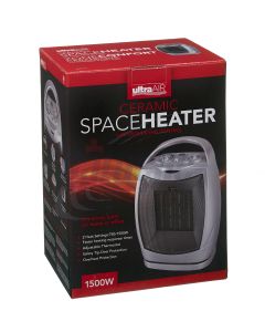 1500W CERAMIC HEATER w/OSCILLATING CONTROL