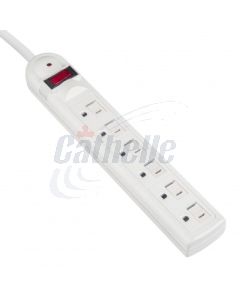 6 OUTLET w/1 LINE SURGE PROTECTION POWER BAR