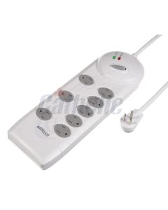 8 OUTLET w/3 LINE SURGE PROTECTION POWER BAR