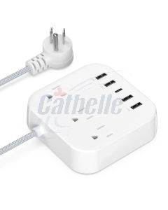 TABLE-TOP POWER BAR 3-OUTLET USB-A & USB-C