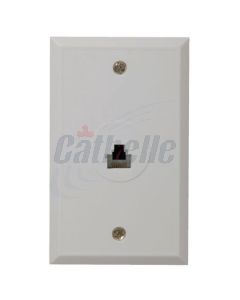 SINGLE RJ45 WALL PLATE