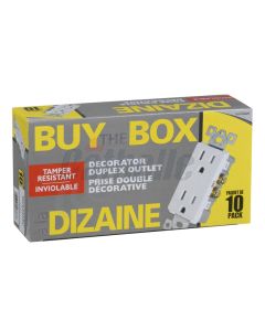 TAMPER-RESISTANT DECORATOR 15A - 10PK