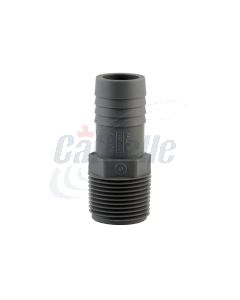 1-1/4" POLY MALE ADAPTER