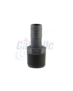1-1/4" x 3/4" POLY MALE REDUCING ADAPTER