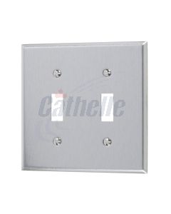STAINLESS STEEL - DOUBLE SWITCH
