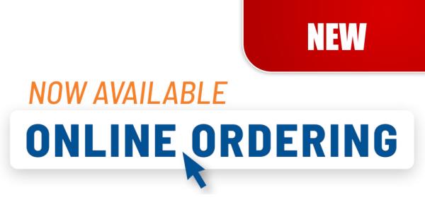 Online Ordering Now Available!