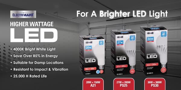 Higher Wattage LEDs